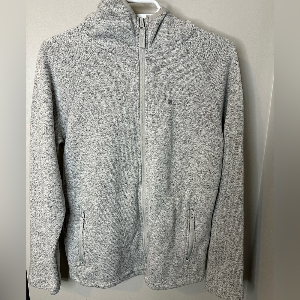 Women's Gray Hooded Sweater